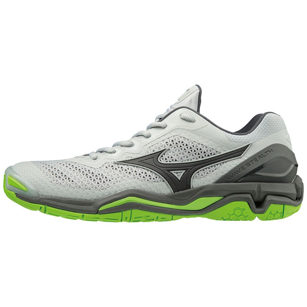 Mizuno Women's Handball Shoes WAVE STEALTH V Black/Green - XLFUDWK-14